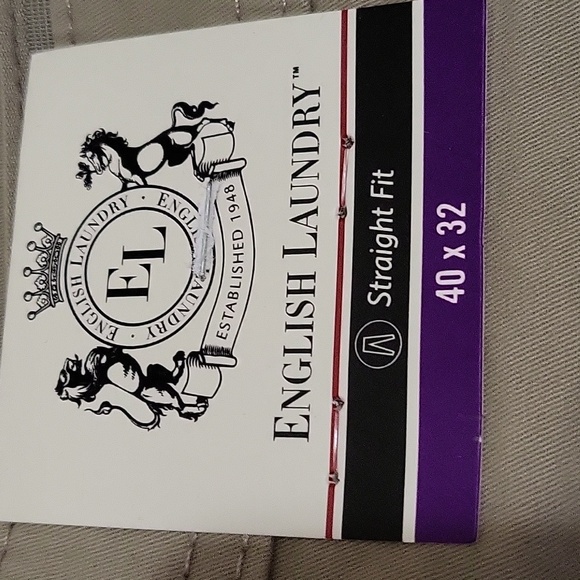 ENGLISH LAUNDRY MEN'S 5 POCKET STRAIGHT FIT PANT - Picture 5 of 5